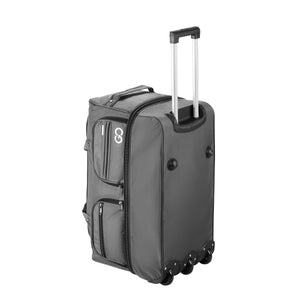 Reisetasche mit Rollen 96L grau