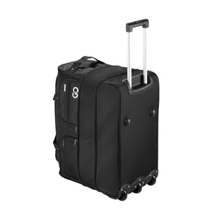 Reisetasche mit Rollen 96L schwarz