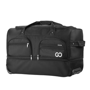 Reisetasche mit Rollen 96L schwarz