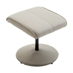 Poltrona relax porta TV con poggiapiedi, 120 kg
