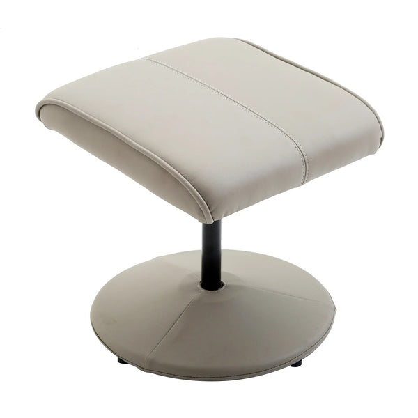Poltrona relax porta TV con poggiapiedi, 120 kg