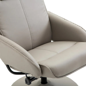 Poltrona relax porta TV con poggiapiedi, 120 kg