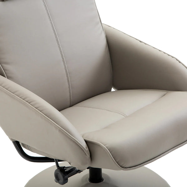 Poltrona relax porta TV con poggiapiedi, 120 kg