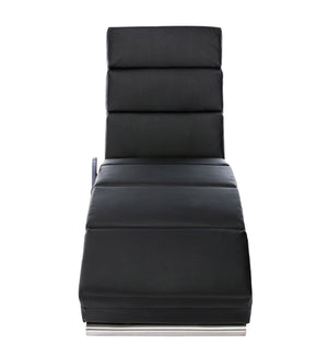 Relaxliege mit Massagefunktion schwarz