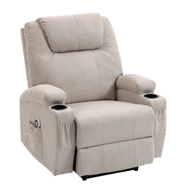 Relaxsessel FRENY mit Massagefunktion beige