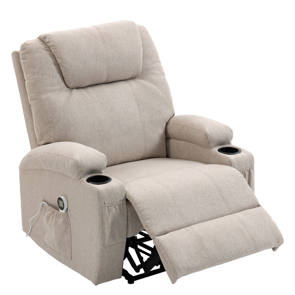 Relaxsessel FRENY mit Massagefunktion beige
