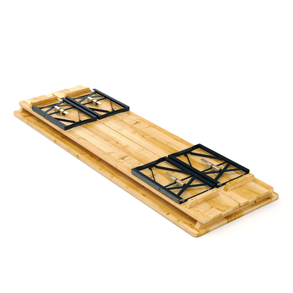 Festbank Bierzeltgarnitur 177 x 46/23 cm mit Schirmloch