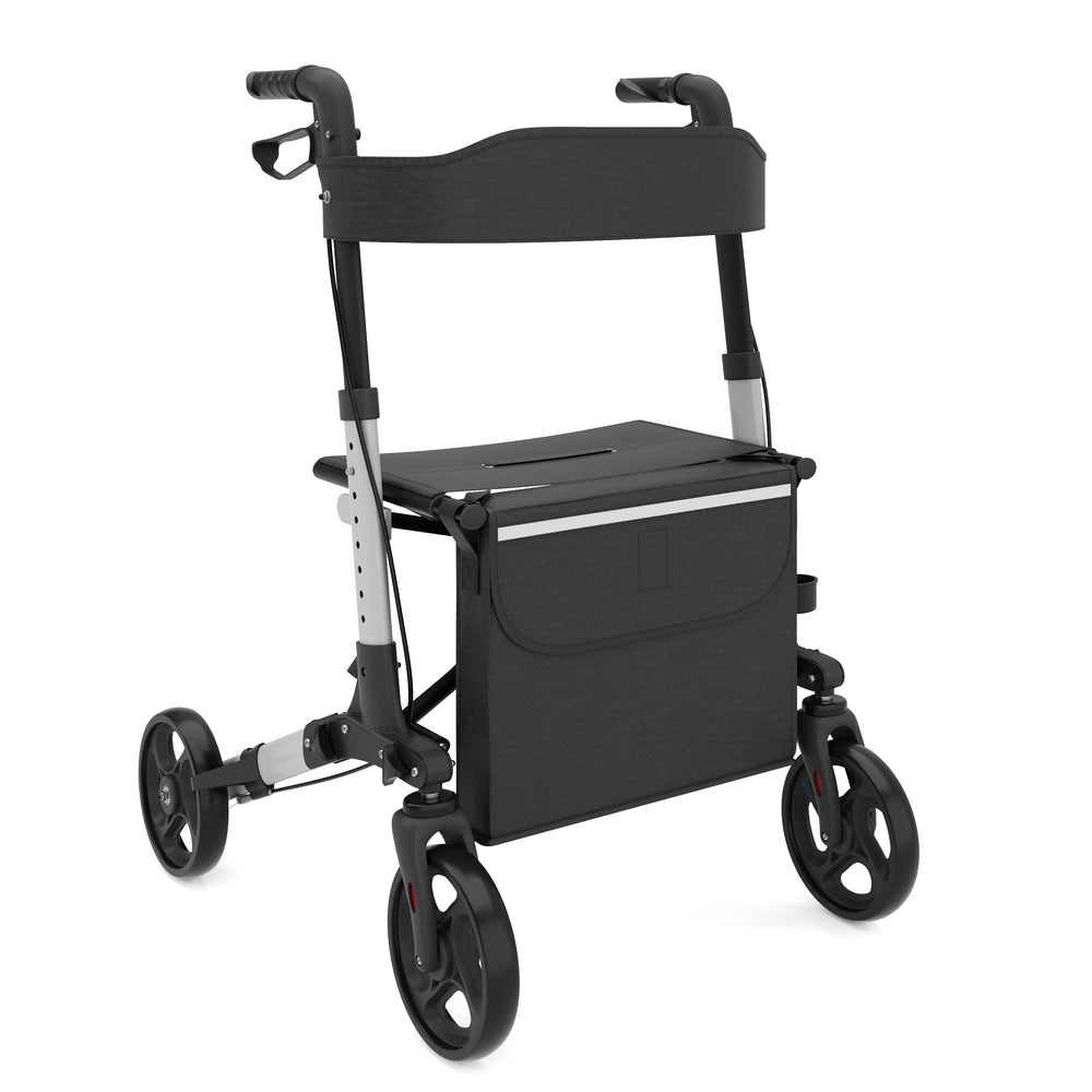 Rollator pieghevole in alluminio