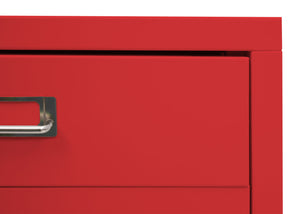Rollcontainer JAM-L49 Aktenschrank Metall 115x40x41cm 8 Schubladen