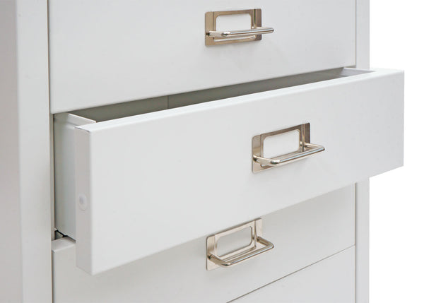 Rollcontainer JAM-L49 Aktenschrank Metall 75x40x41cm 5 Schubladen