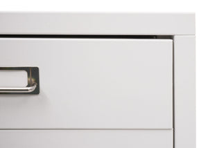 Rollcontainer JAM-L49 Aktenschrank Metall 75x40x41cm 5 Schubladen