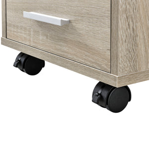 Rollcontainer Stockholm 63x33x38cm mit 5 Schubladen Eiche