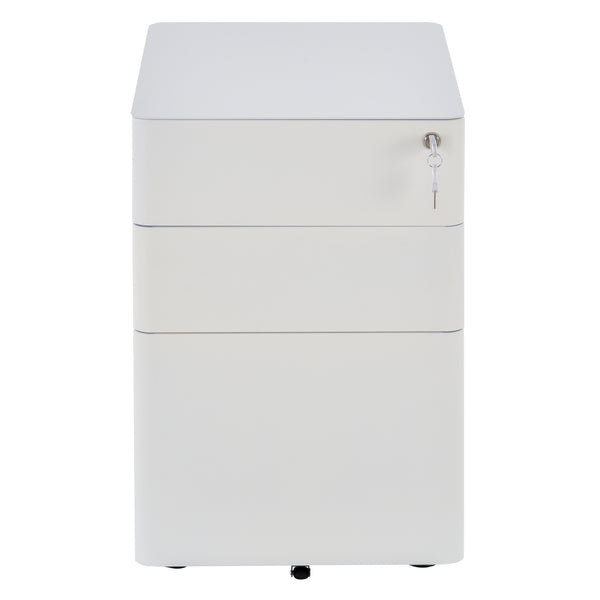 Rollcontainer Schliessfach Aktenschrank 39 x 48 x 59 cm