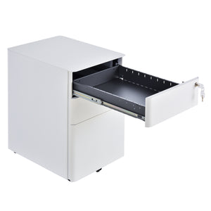 Rollcontainer Schliessfach Aktenschrank 39 x 48 x 59 cm