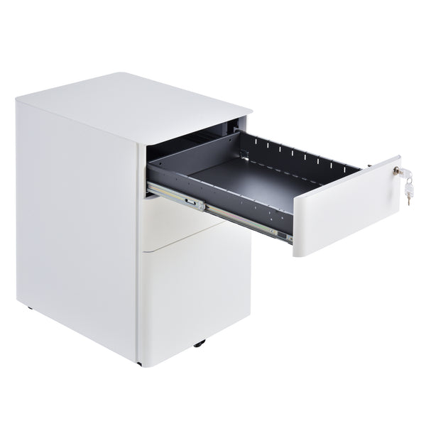 Rollcontainer Schliessfach Aktenschrank 39 x 48 x 59 cm