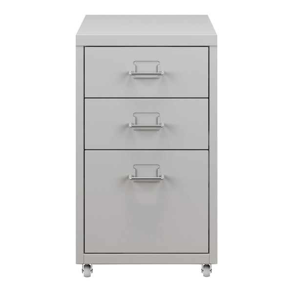 Rollcontainer Kökar Stahl mit 3 Schubladen Weiss