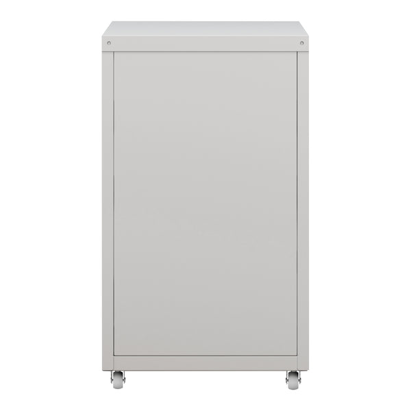 Rollcontainer Kökar Stahl mit 3 Schubladen Weiss