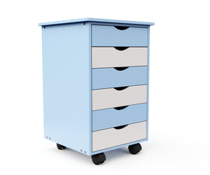 Rollcontainer blau