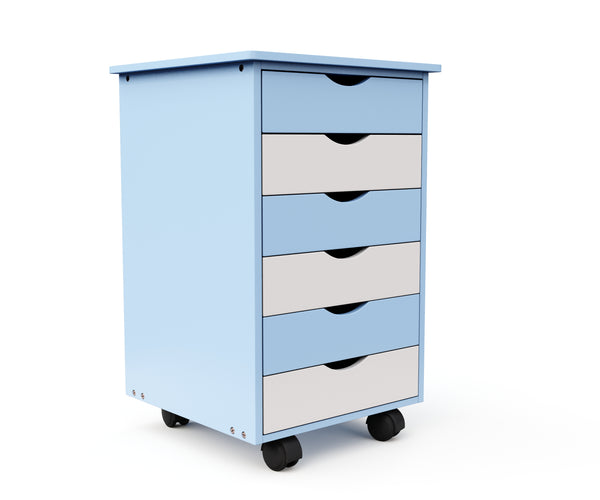 Rollcontainer blau
