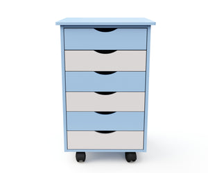 Rollcontainer blau
