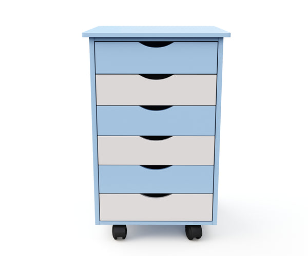 Rollcontainer blau
