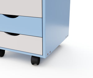 Rollcontainer blau
