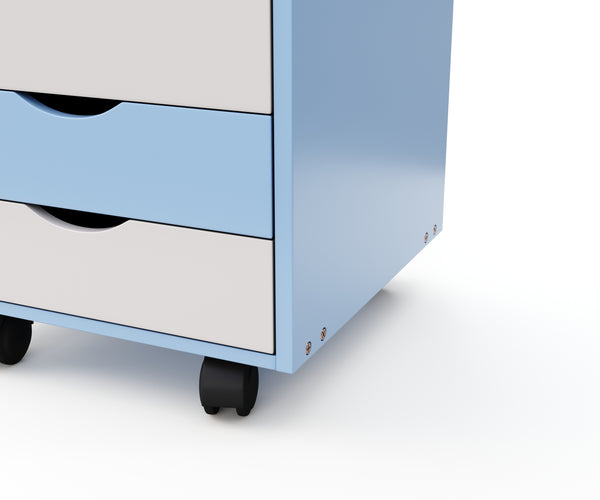 Rollcontainer blau