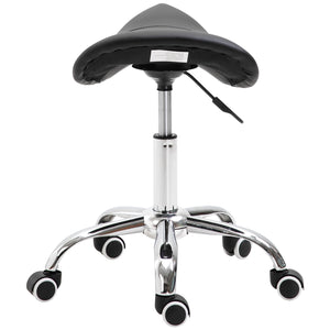 Rollhocker Sattelhocker Praxishocker 49-61cm schwarz