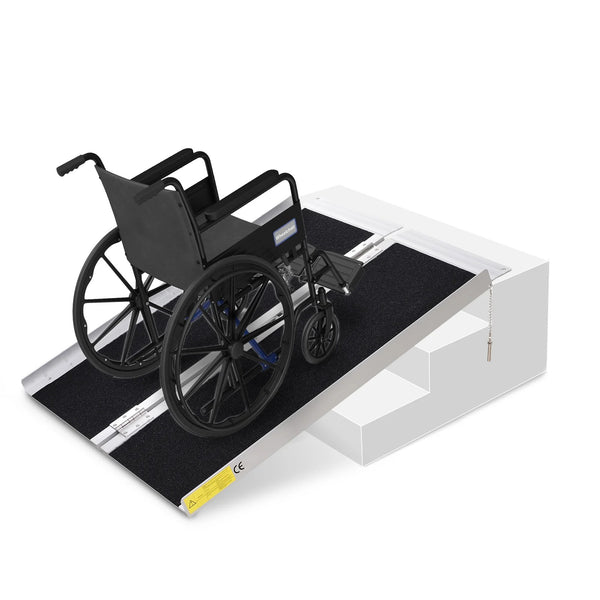 Rollstuhlrampe Auffahrrampe Faltbar 93x73cm