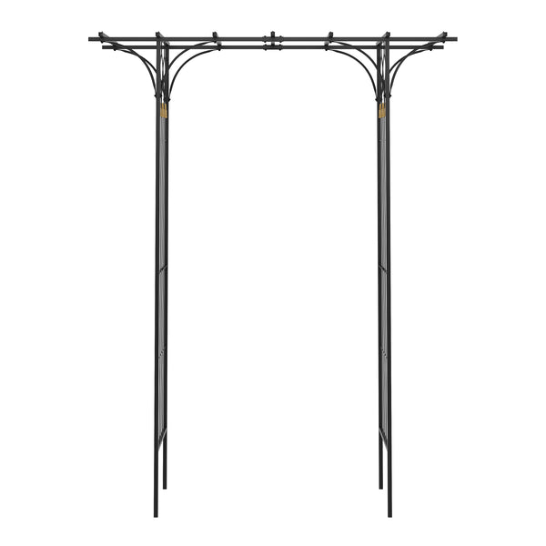 Rosenbogen Pergola 181 x 233 cm schwarz