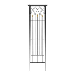 Rosenbogen Pergola 181 x 233 cm schwarz