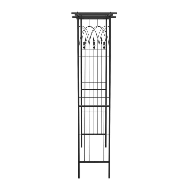 Rosenbogen Pergola 200 x 204 cm schwarz