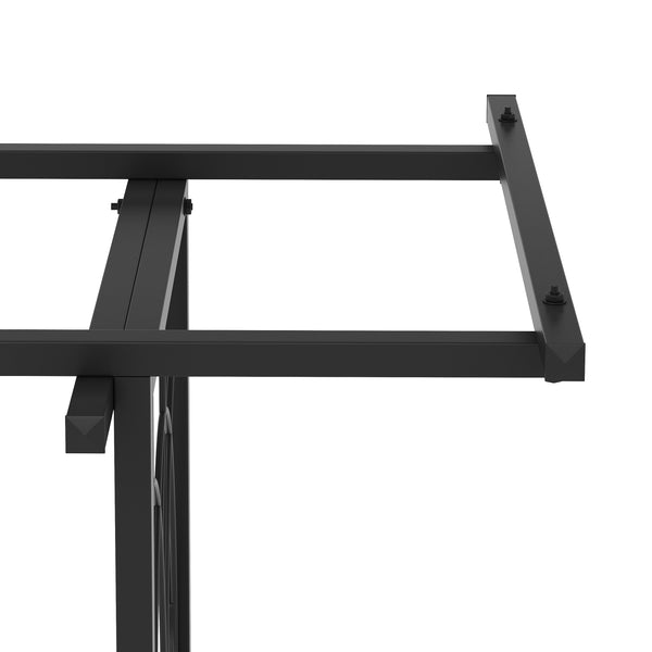 Rosenbogen Pergola 200 x 204 cm schwarz