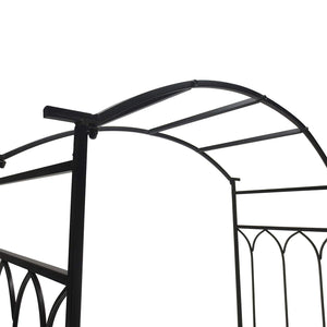 Rosenbogen Gartenbank Rankhilfe Metall 203cm