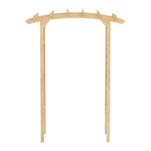 Rosenbogen gerundet Holz 150 x 200 cm