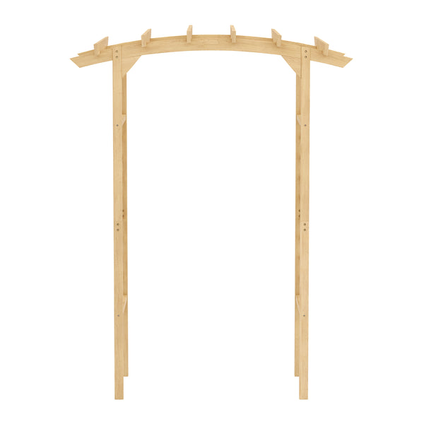 Rosenbogen gerundet Holz 150 x 200 cm