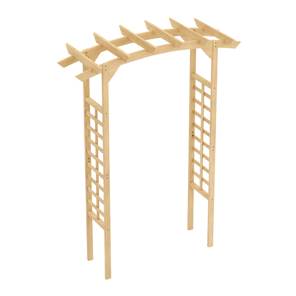 Rosenbogen gerundet Holz 150 x 200 cm