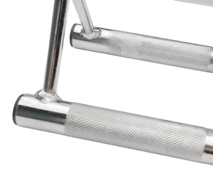 Rowing handle steel 18 cm silver