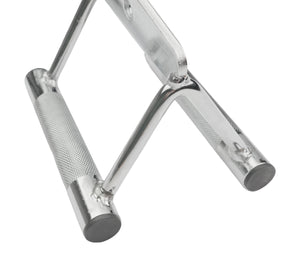 Rowing handle steel 18 cm silver