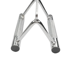 Rowing handle steel 18 cm silver