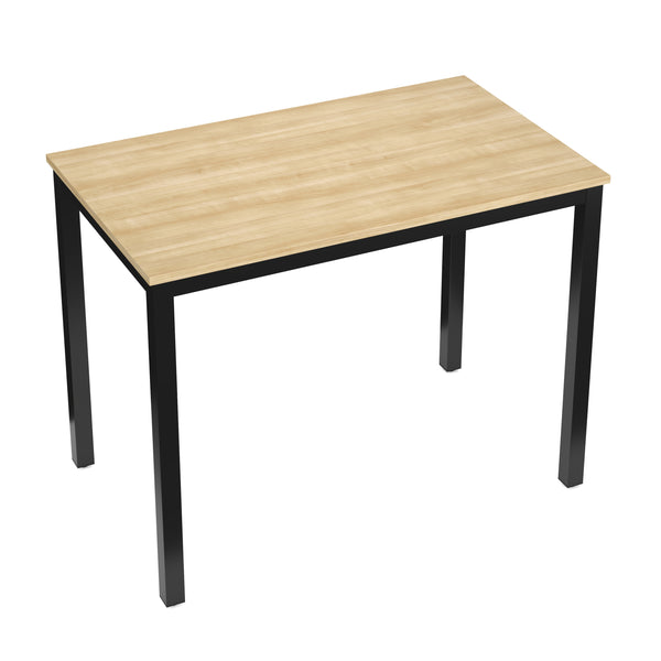 Schreibtisch THEO 100 x 60 x 75 cm braun/schwarz