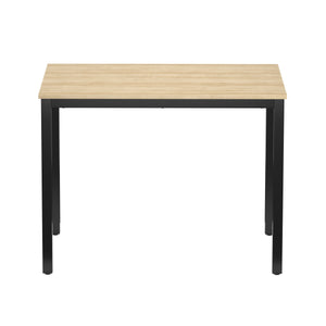 Schreibtisch THEO 100 x 60 x 75 cm braun/schwarz