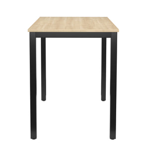 Schreibtisch THEO 100 x 60 x 75 cm braun/schwarz