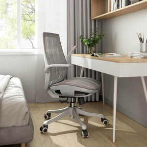 SIHOO Bürostuhl ergonomisch Taillenstütze hochklappbare Armlehne