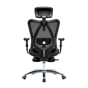SIHOO Bürostuhl ergonomisch verstellbare Lordosenstütze 150kg belastbar