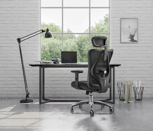 SIHOO Bürostuhl ergonomisch verstellbare Lordosenstütze 150kg belastbar