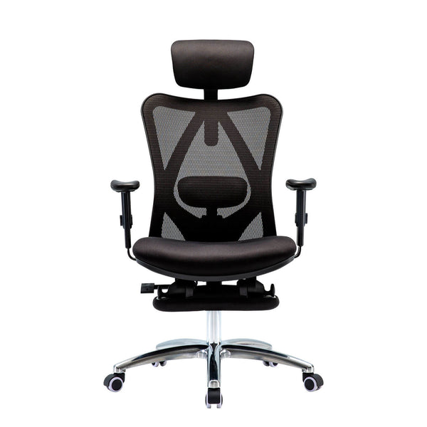 SIHOO Bürostuhl ergonomisch verstellbare Lordosenstütze 150kg belastbar