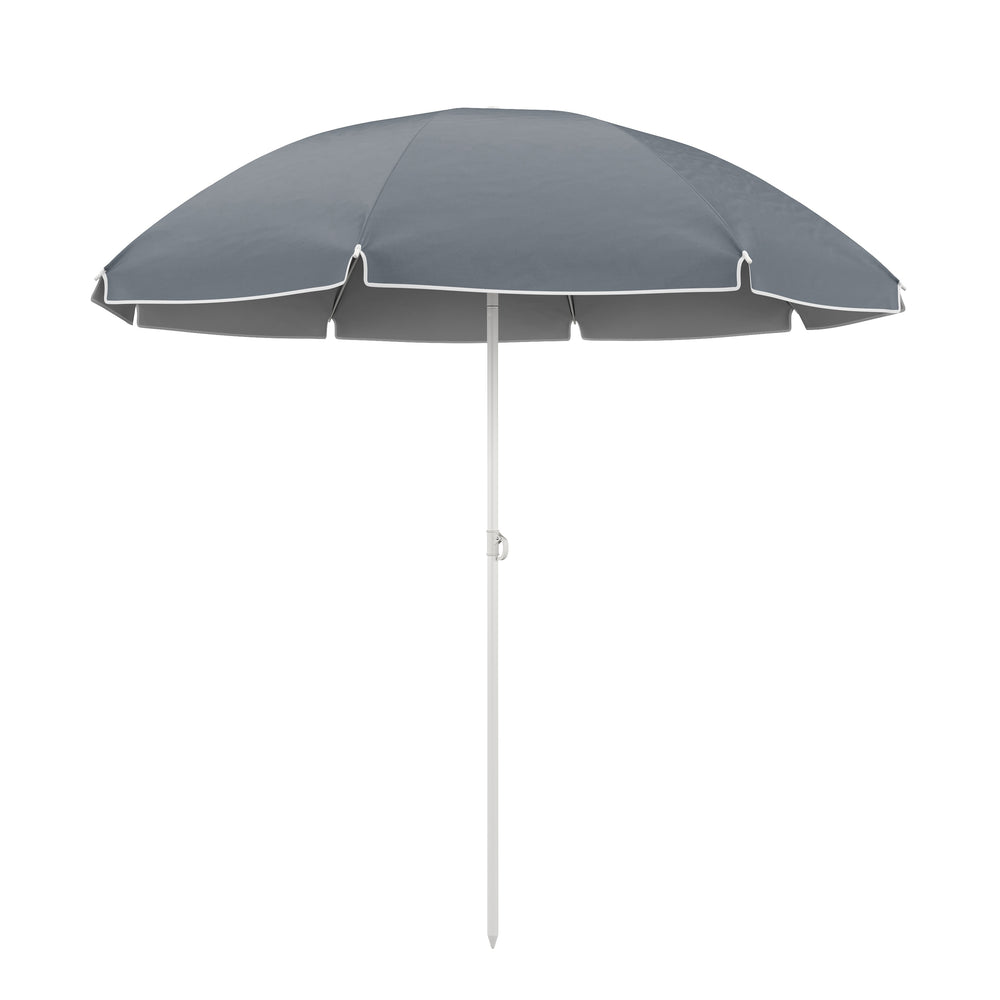 Ombrellone da sole/spiaggia 180 cm antracite