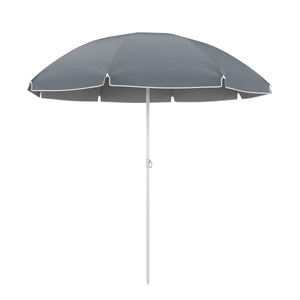 Sonnenschirm Strandschirm 180 cm anthrazit