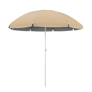 Sonnenschirm Strandschirm 200 cm hellbraun
